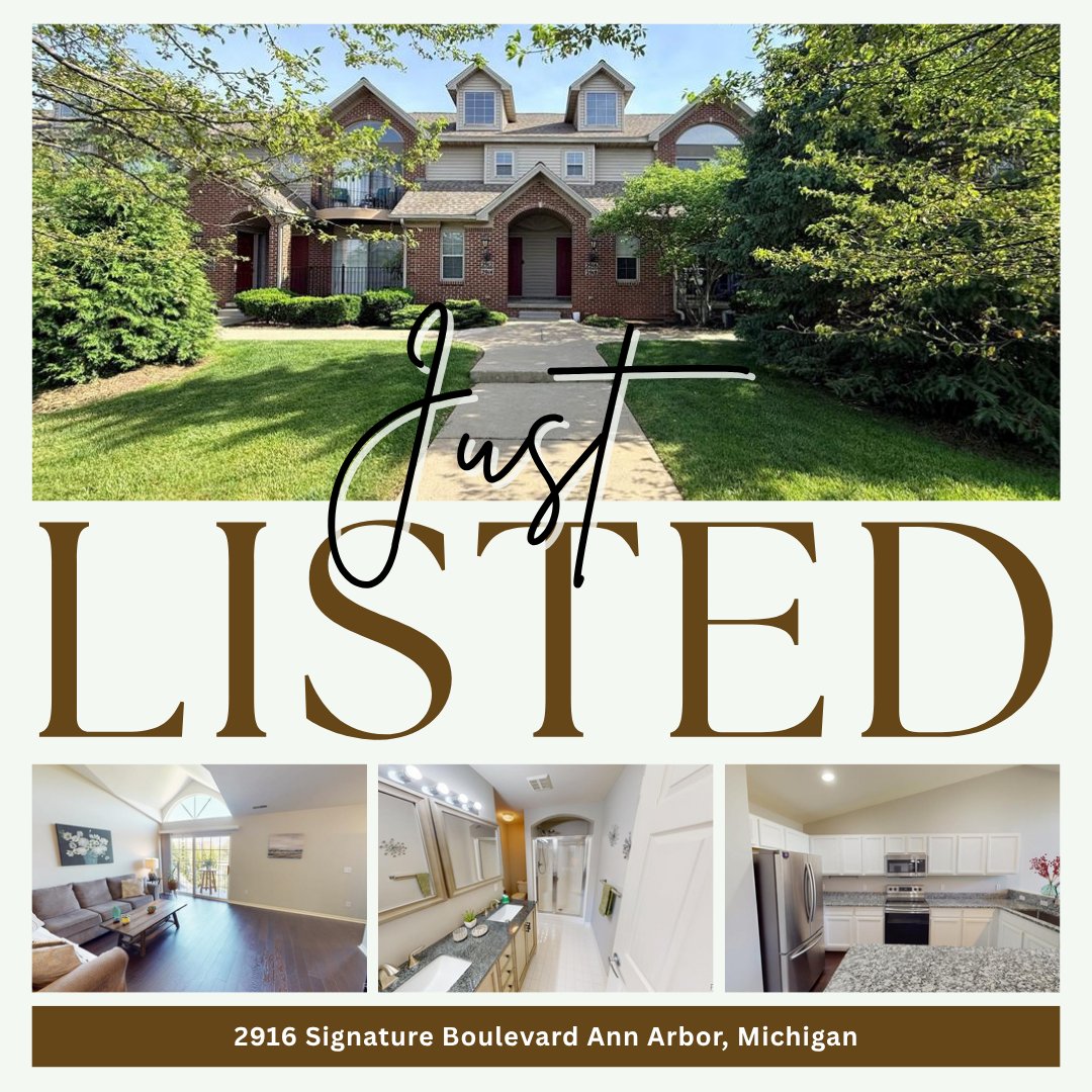 Erolam's tweet photo. ✨ JUST LISTED IN ANN ARBOR! ✨
📍 2916 Signature Boulevard, Ann Arbor, Michigan
🏫 Ann Arbor Schools | Move-In Ready Townhouse | Prime Location

#JustListed #AnnArborRealEstate #AnnArborHomes #AnnArborCondo #AnnArborTownhouse #AnnArborSchools #MichiganRealEstate #MoveInReady https://t.co/FwGftIY1cl