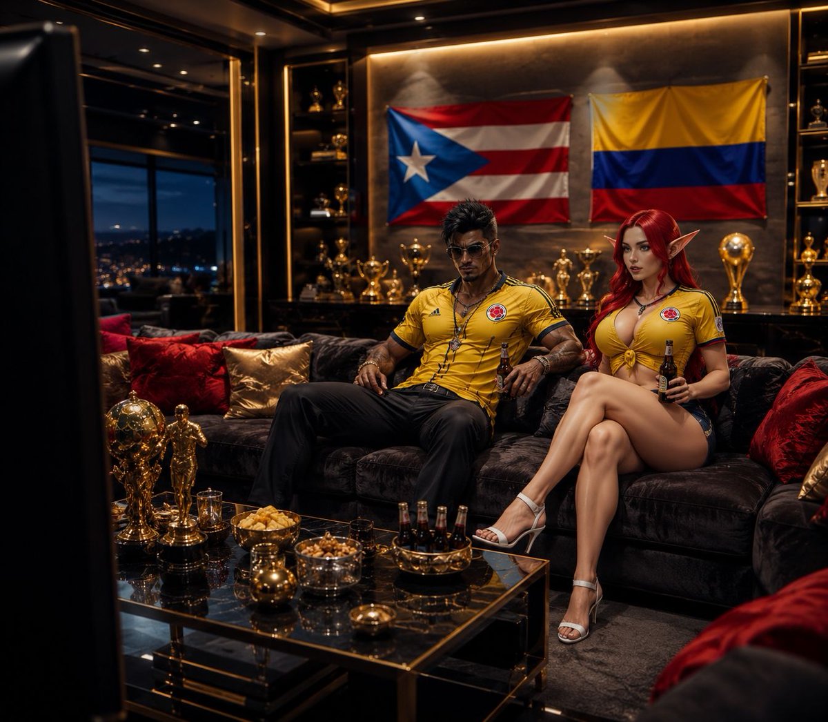 _Annya_10's tweet photo. Disfrutando de ls compañía de mi esposo apoyando a mi seleccion 

Vamos mi Colombia por mas goles 🇨🇴🇨🇴🇨🇴 https://t.co/Tg7k1qN8fj
