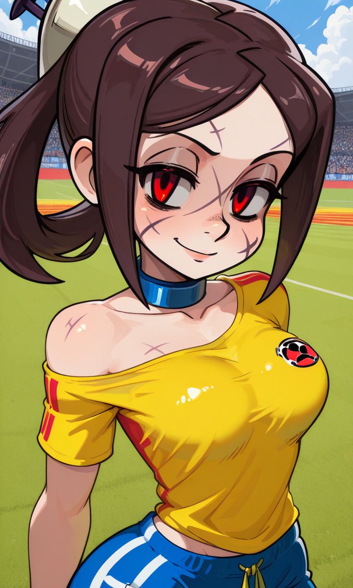 Lui2580's tweet photo. Hola volvi y traigo a mi painwheel apoyar mi país. 

VAMOS COLOMBIA ❤🇨🇴❤🇨🇴❤🇨🇴

#skullgirls #painwheel #skullgirlspainwheel https://t.co/s5oKpOiRW1