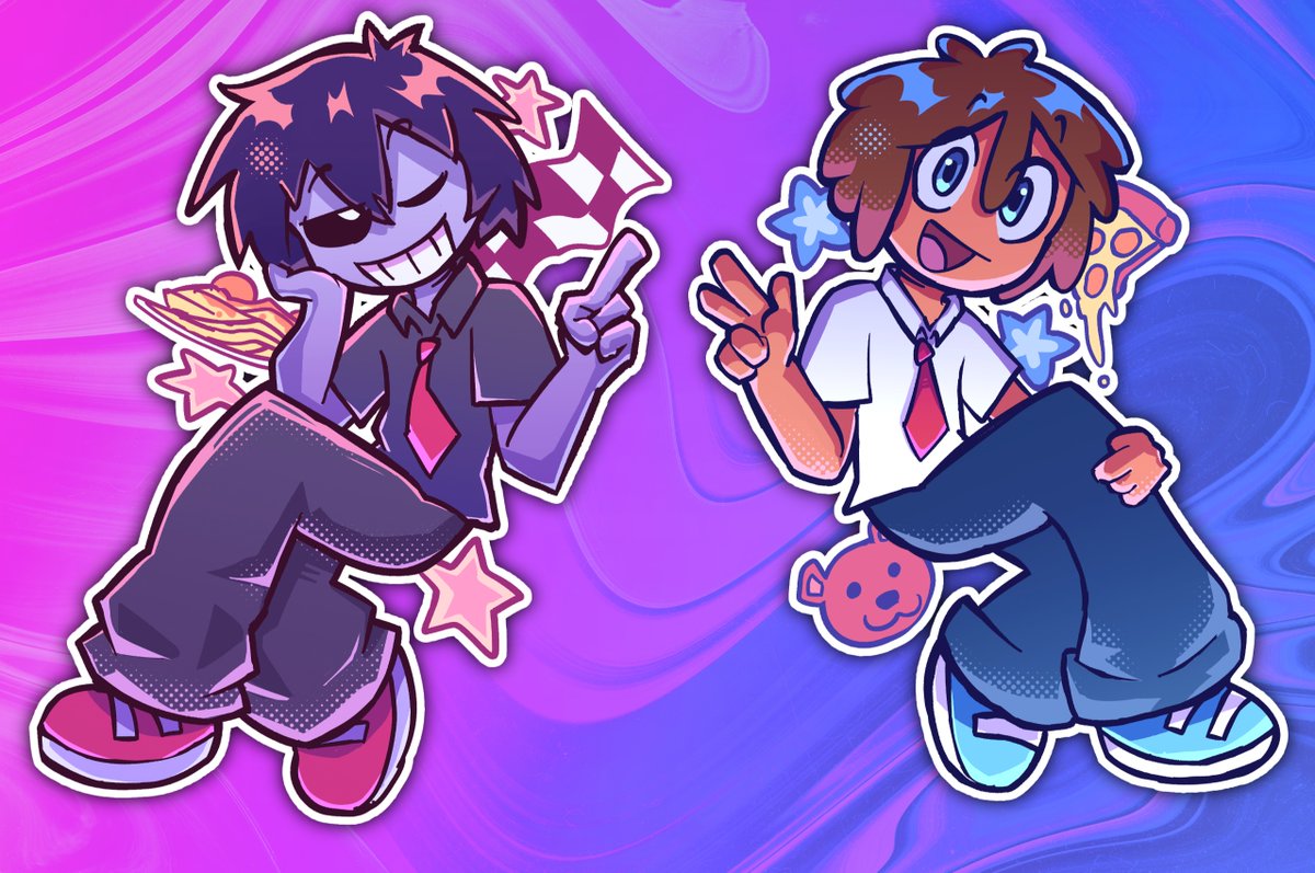 AbreKpng's tweet photo. FELIZ CUMPLEAÑOS MIRRORTWINKS (o como era?) SJKJASKD #fnafhs #fhs https://t.co/zuW31Z2FmS