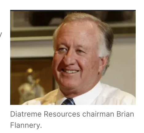 DiatremeRes's tweet photo. "Flannery takes Diatreme chair as silica project advances" - report courtesy Industry Queensland on the new $DRX Chair 

https://t.co/G7AVyfyjPt https://t.co/GQR1i0UdX4
