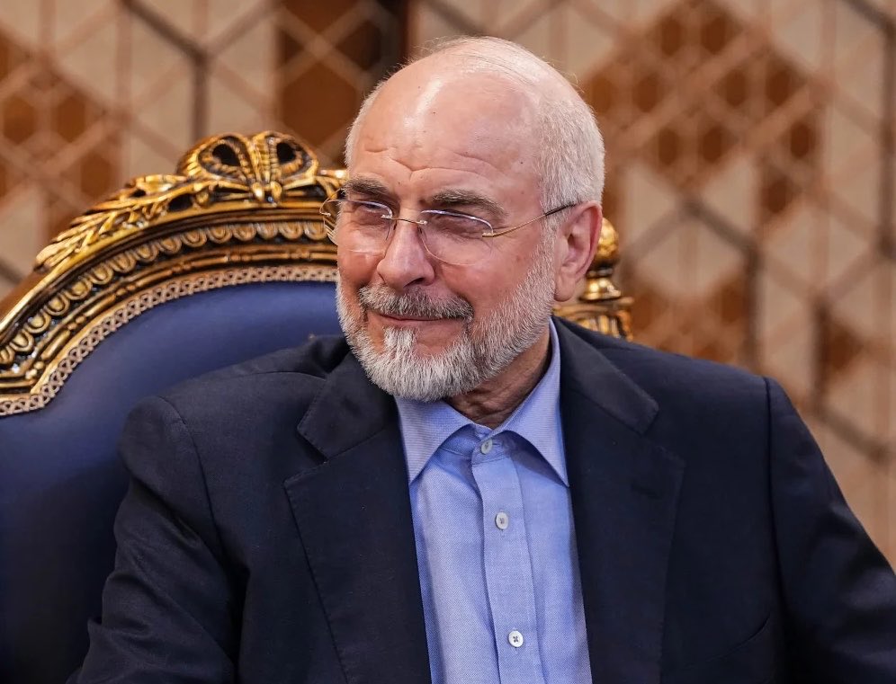 muffikapad's tweet photo. JUST IN: 🇮🇷🇺🇸 Iranian Parliament Speaker Ghalibaf says Iran will not honor the agreement if US doesn't. https://t.co/xP7hV27LPl