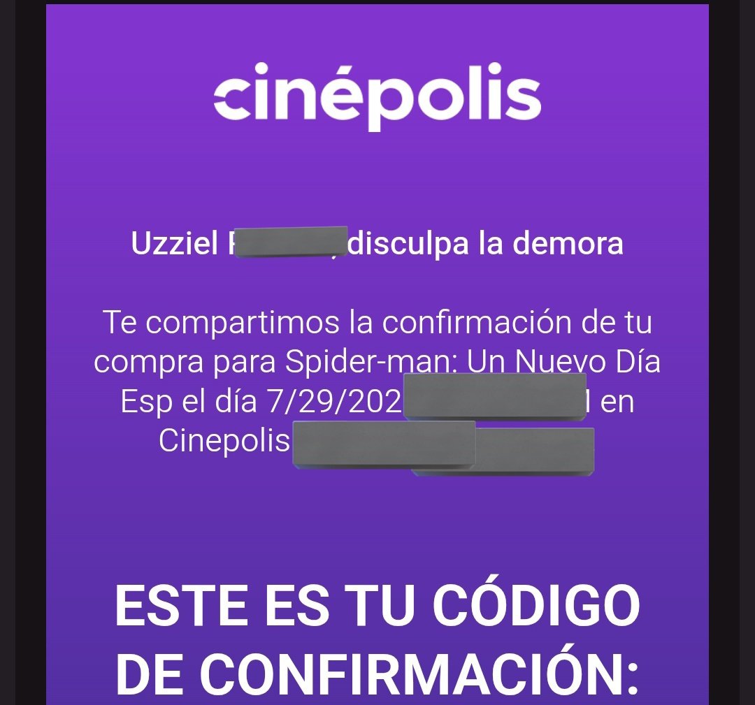 iNeooz's tweet photo. Hola @Cinepolis @AyudaCinepolis me acaba de llegar este correo, pero mis boletos si traen código QR entonces con cuál debo entrar ? https://t.co/zBCUPmlQLG