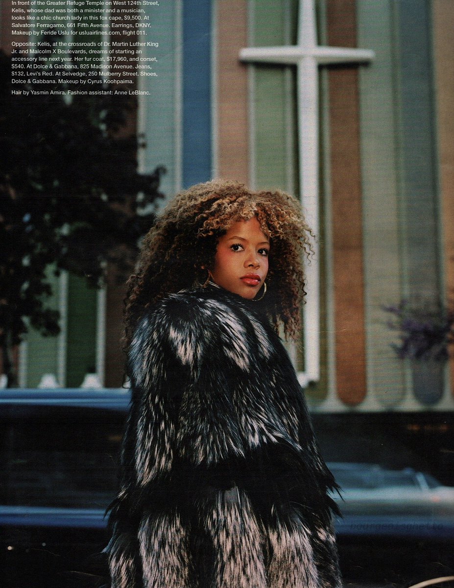 kycvntg's tweet photo. Kelis in “Up Town Girl” for the New York Times (2001) https://t.co/mRLwxSW2tH