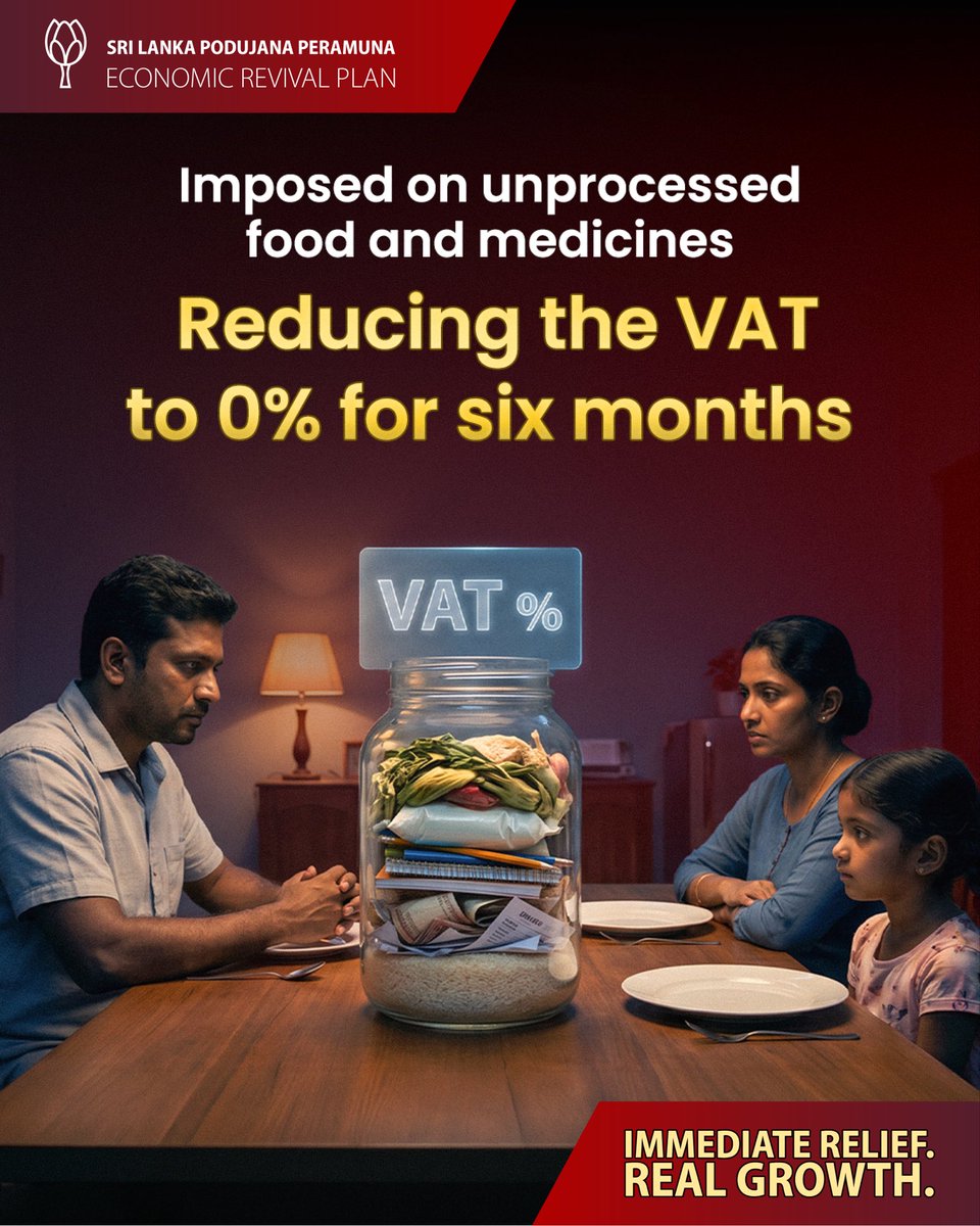 RajapaksaNamal's tweet photo. Economic recovery means little if it is not felt by ordinary families.

That is why the SLPP Economic Revival Plan allocates Rs. 678.2 billion 68% of the proposed Treasury Fund directly towards relief measures that support vulnerable households, protect livelihoods, and ease the burden of rising living costs.

Economic policy must work for people, not just statistics.

#ReliefToResults #PeopleFirst #ImmediateRelief #SLPP