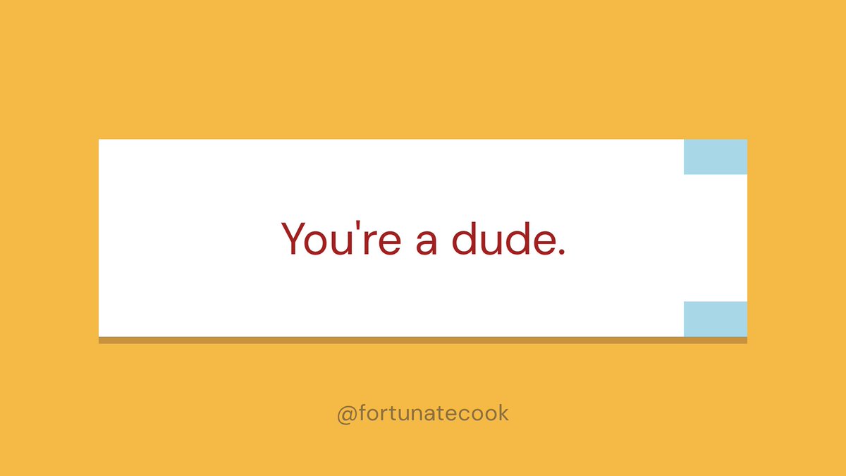 Fortune Cookie tweet media