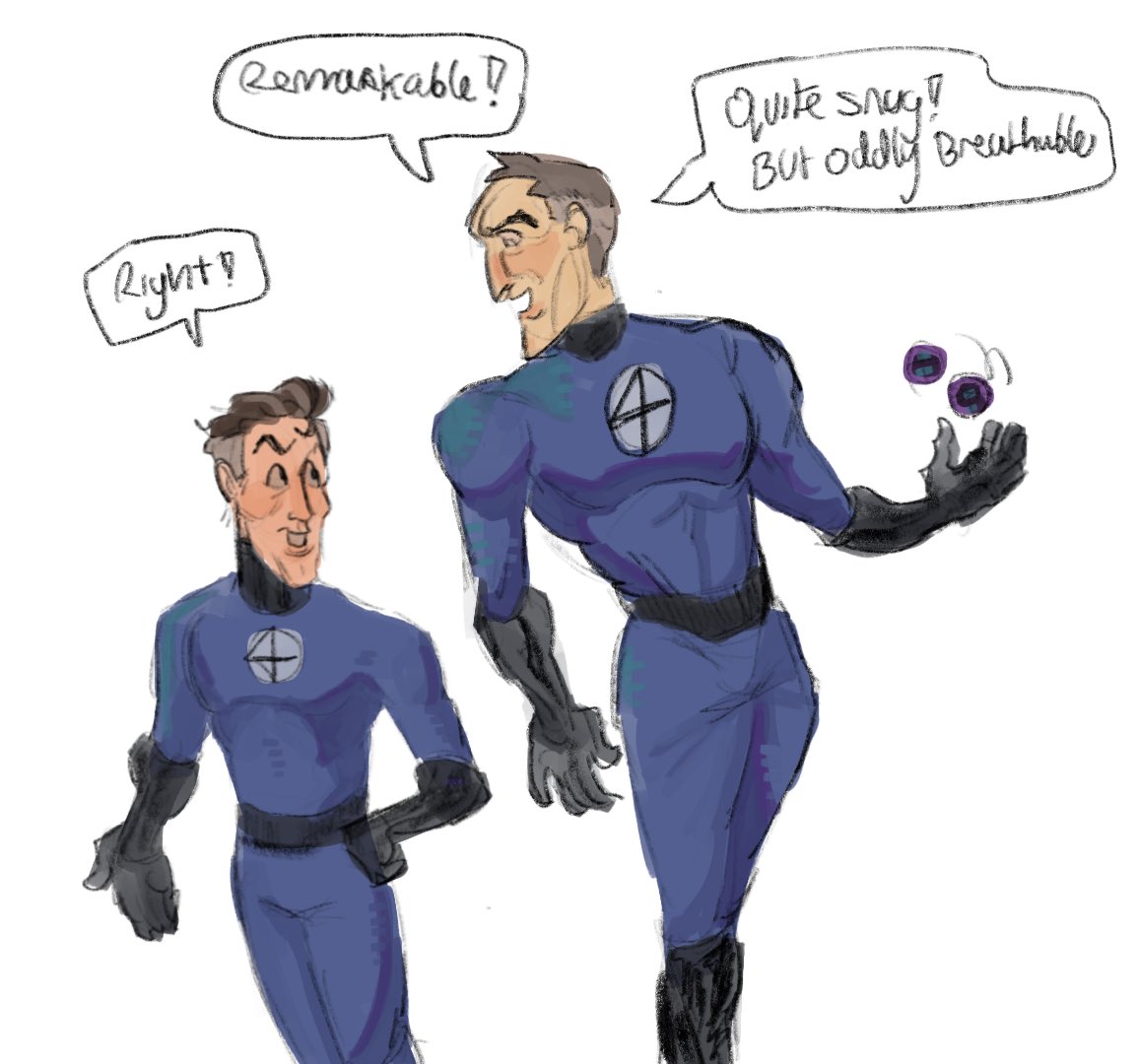 Korkusts's tweet photo. #overwatch #FantasticFour 

They’re so cute I’m sorry, get those astrophysicists in the same room. https://t.co/Sa3ZQWVu7w