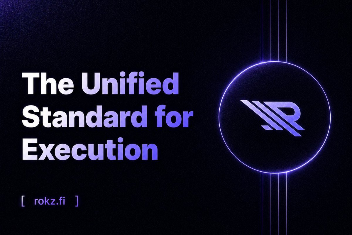 ROKZprotocol's tweet photo. A New Infrastructure Standard.

For years, DeFi grew through bridges, routers, and fragmented liquidity, creating complexity and execution risk.

Rokz introduces a new standard. Rokz Clients verify and synchronize blockchain state before processing begins, enabling deterministic coordination across incompatible networks.

No bridge dependency. No fragmented routing. No intermediary-controlled execution.

One coordination layer. Any blockchain. One deterministic outcome.

The unified standard for execution.

https://t.co/Hwa8gL1L3G