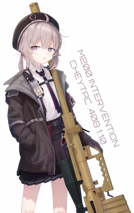 これが本当の銃もちゃんと描けるCheyanneチャ(のコスプレをしたM200チャ)