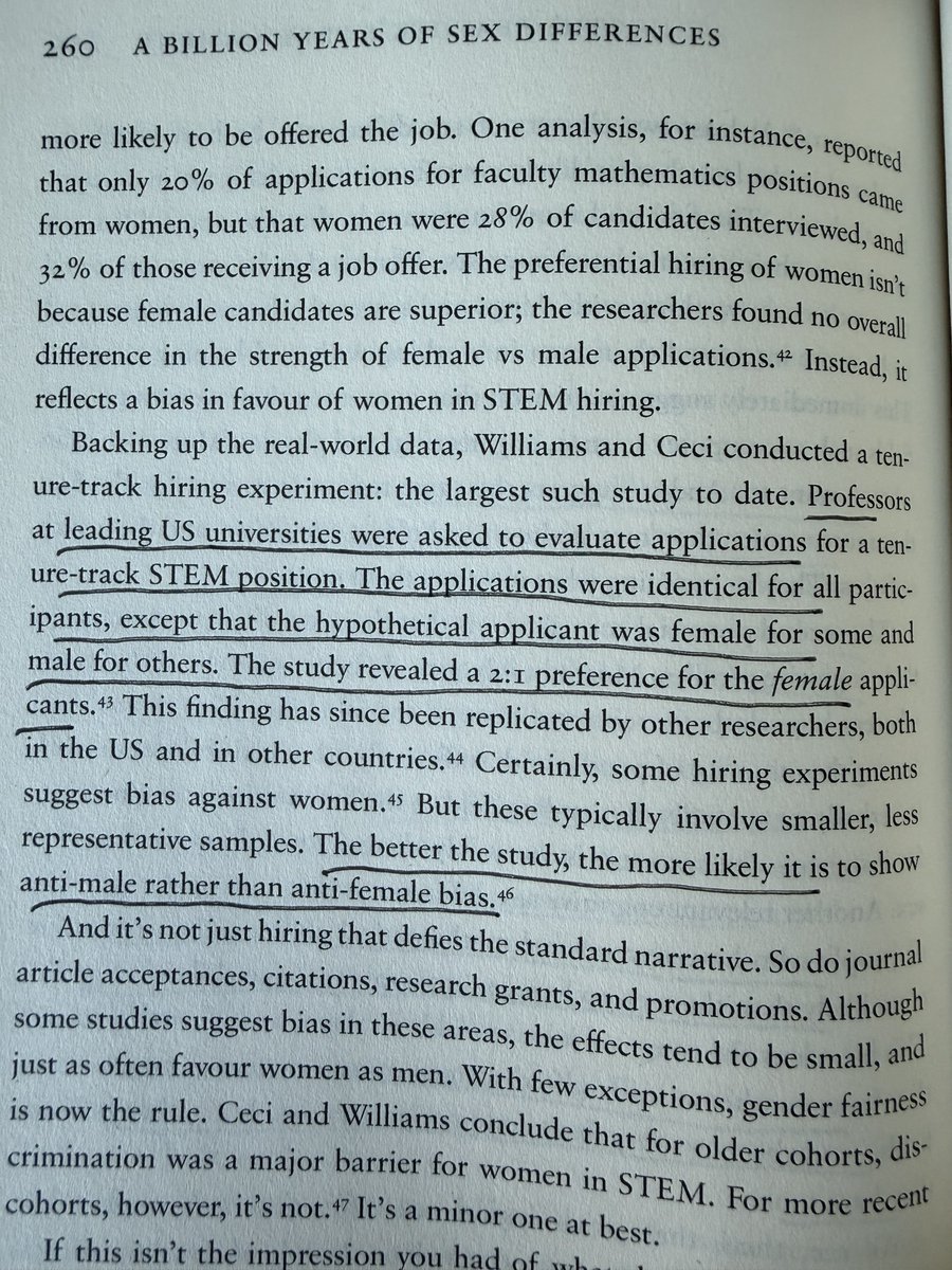robkhenderson's tweet photo. "Professors at leading US universities were asked to evaluate applications for a tenure-track STEM position. The applications were identical for all participants...The study revealed a 2:1 preference for the female applicants." https://t.co/CqS3r2MbRl https://t.co/YkcaNo8i6k
