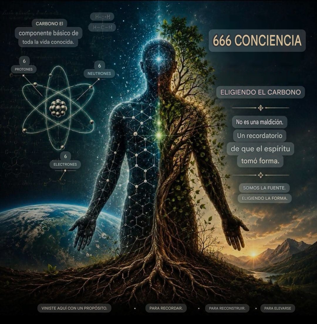 suaVe_teRNuRa's tweet photo. 🌑 " El Misterio del 666 🌑

Hablemos de 666... 

no a través del miedo, 

sino a través de la comprensión.

Durante generaciones, este número ha estado envuelto en historias de

maldad, 
oscuridad 
y fatalidad. 

La gente lo ve en un recibo, una matrícula o un reloj e inmediatamente se siente incómodo. 

Pero la mayor parte de esa reacción viene del condicionamiento, 

no de la comprensión personal.

La verdad es que los números solo llevan el significado que les asignamos.

Muchas personas encuentran interesante que el carbono—la base de la vida tal como la conocemos—contiene un patrón de 6 protones, 6 neutrones y 6 electrones en su forma más común.

Tanto si ves que como simbólico, científico o simplemente una coincidencia, apunta a algo sobre lo que vale la pena reflexionar: 

666 está conectado al mundo físico y nuestra experiencia en forma humana.

¿Y si la lección más profunda nunca fue sobre temerle al número?

¿Y si se trataba de entender la relación entre espíritu y materia?

A lo largo de la historia, la humanidad ha luchado con la misma pregunta: 

¿Somos meramente seres físicos, o hay algo más en nosotros? 

El peligro nunca ha sido el cuerpo mismo. 

El peligro es olvidar que somos más que el cuerpo.

Cuando nos volvemos completamente consumidos por

 el miedo, 

la codicia, 

el poder, 

el estatus y 

la supervivencia, 

perdemos contacto con la conciencia más profunda que nos conecta unos con otros y con el mayor misterio de la vida. 

Ese estado de separación puede estar más cerca de la verdadera advertencia de lo que cualquier número podría estar.

El cuerpo no es el enemigo.

La Tierra no es el enemigo.

Ser humano no es el enemigo.

La invitación es recordar que tanto somos físicos como espirituales. 

Somos conciencia experimentando la vida a través de la forma. 

Somos el observador y la experiencia. 

Lo eterno y lo temporal.

Tal vez la lección del 666 nunca fue sobre el miedo.

Tal vez se trataba de recordar no quedar atrapado en la ilusión de que la materia es todo lo que hay.

Y tal vez el mayor acto de despertar es no escapar del mundo físico... 

sino trayendo mayor

conciencia, 

sabiduría, 

compasión 

y presencia en ella."

ZF 🔥 
Zachary Fisher
