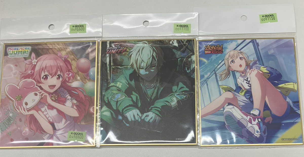 入荷情報】 プロジェクトセカイ プロセカ ミニ色紙 桃井 愛莉🍑 東雲