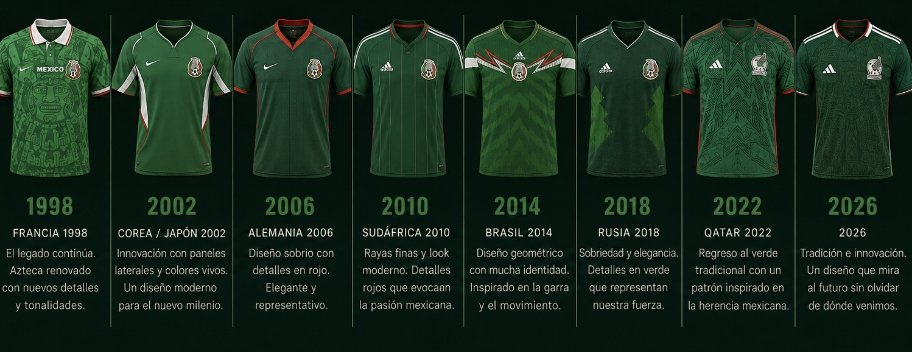 alejandro_datos's tweet photo. cual es el jersey más bonito de la selección 🇲🇽 #mexico #corea #mundialdefútbol2026 #mexicovscorea https://t.co/GQD97Yz99x