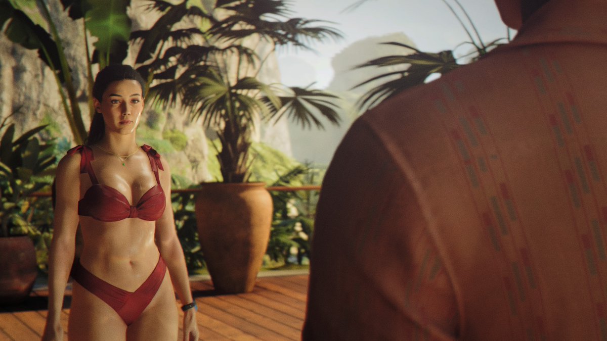 RealDave1126's tweet photo. Damn, the woman James Bond meets is hot. Man, even in the digital world, women like her have nice curves. At least one Western developer got it right with female characters. https://t.co/KoLKuTl6jI