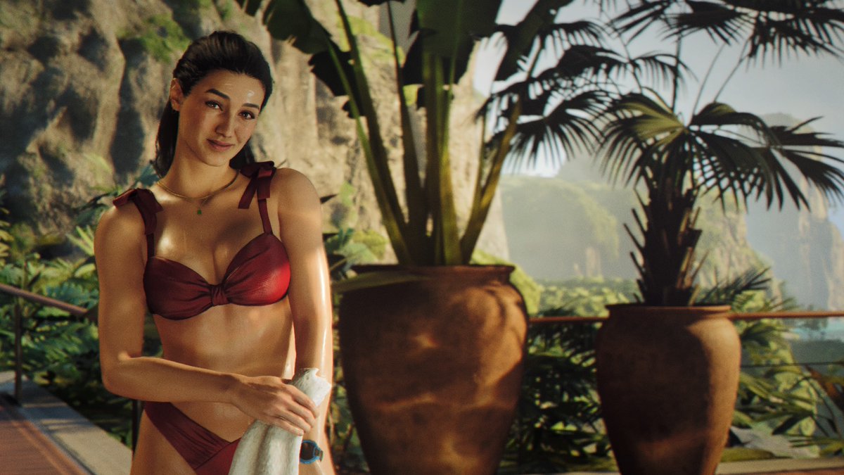 RealDave1126's tweet photo. Damn, the woman James Bond meets is hot. Man, even in the digital world, women like her have nice curves. At least one Western developer got it right with female characters. https://t.co/KoLKuTl6jI