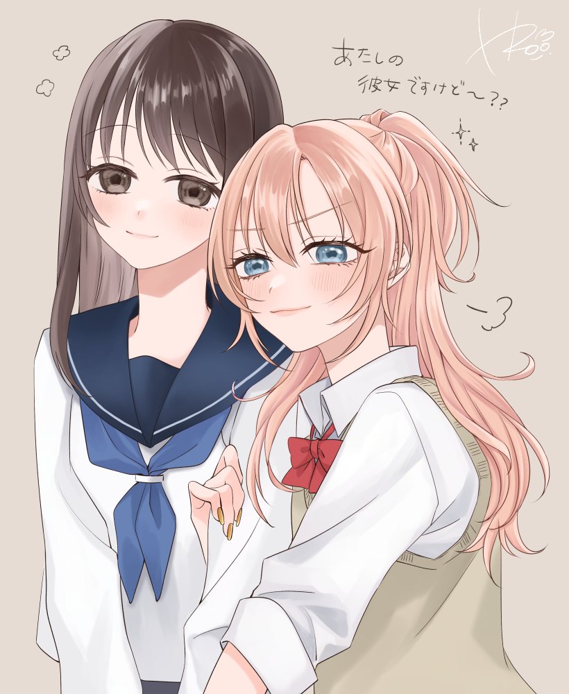 heroism0_0's tweet photo. 創作百合ちゃんらくがきした🧡💙 https://t.co/0oOdKx8eaN