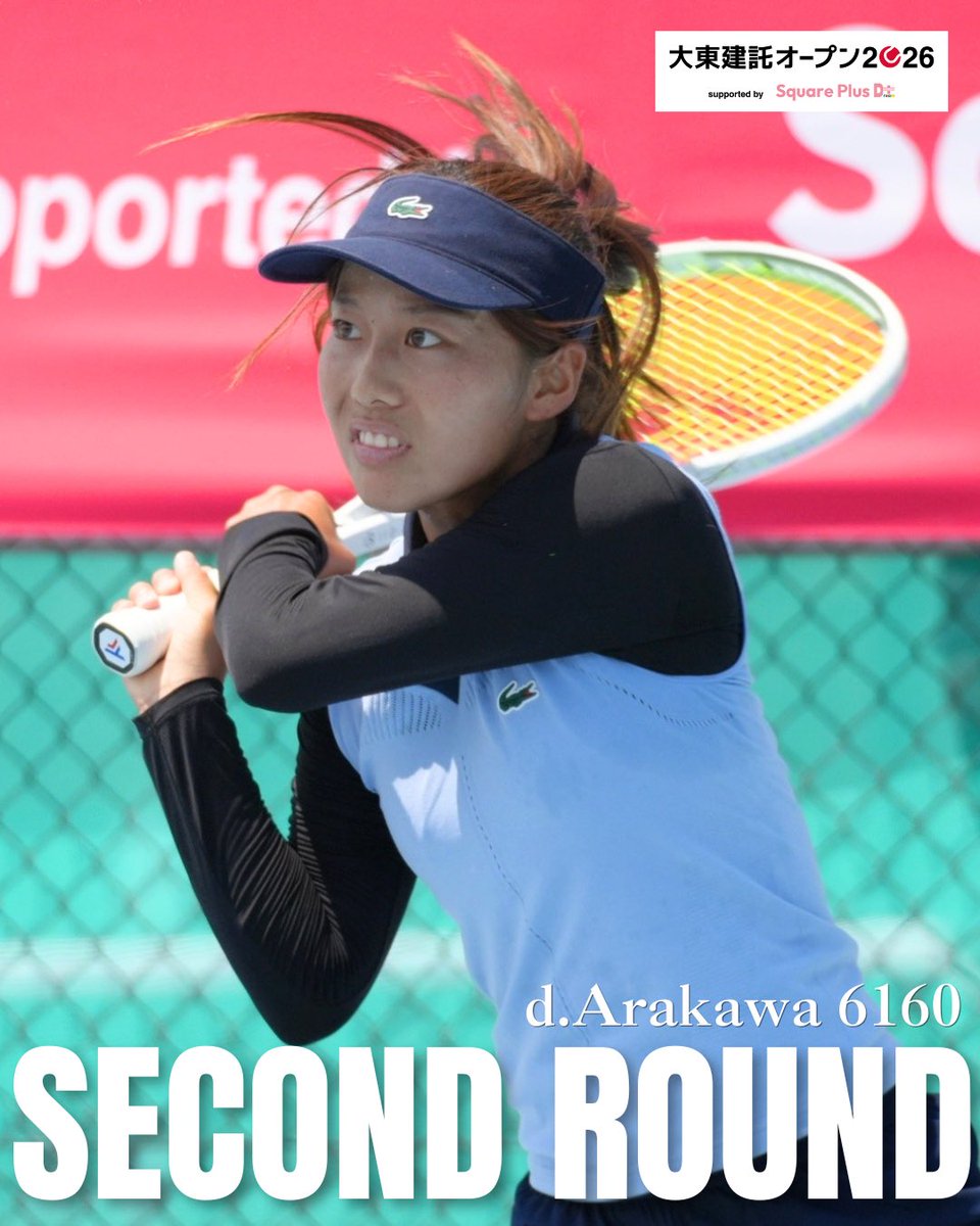 SquarePlusDream's tweet photo. ·. #大東建託オープン 札幌大会🌿 .·

本戦2回戦
#松本祐華 選手が6160で勝利しました✨ https://t.co/b2G21h7Af5