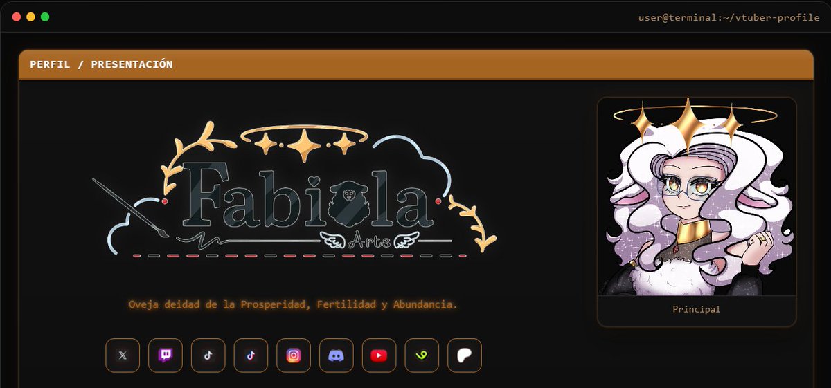 Ritcher_Code's tweet photo. ✨La VTuberDEX continúa creciendo.  

Se han incorporado cuatro nuevas páginas a la página Oficial:

@FabiolaArts 
@Irelyth 
@Romeo18VT 
@GeekyMiki_ 

https://t.co/j2DZa6pNQ6
https://t.co/YSasfHlPqC
https://t.co/S2EOv52o5Y
https://t.co/upx3LqoXdE

Espero que este trabajo sea de su agrado. 
Agradezco sinceramente el apoyo brindado a este proyecto y la confianza depositada en su desarrollo.  

Si quieres tu propia pagina web completamente y ser parte de este proyecto:
https://t.co/Rw57ksZdbU