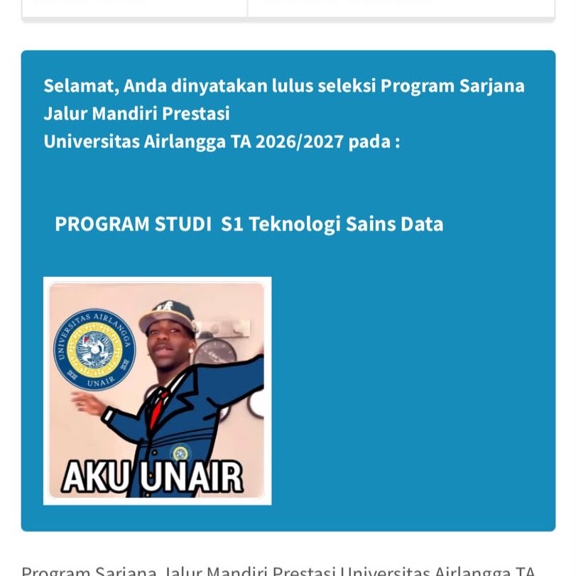 rayi tsd unair’26 👩🏻‍💻 tweet media