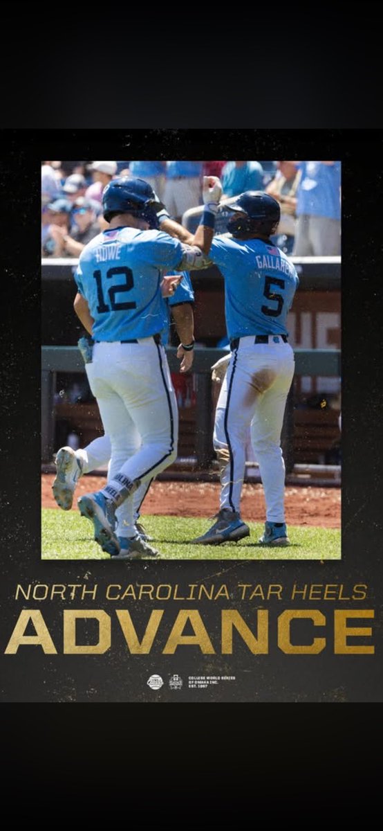 GOCThatsMe's tweet photo. It’s all set!! Oklahoma will face North Carolina in the College World Series!!! #Sooners #Tarheels #CollegeWorldSeries #Baseball #Oklahoma #NorthCarolina #Omaha #NCAABaseball https://t.co/CLWbYUaQVt