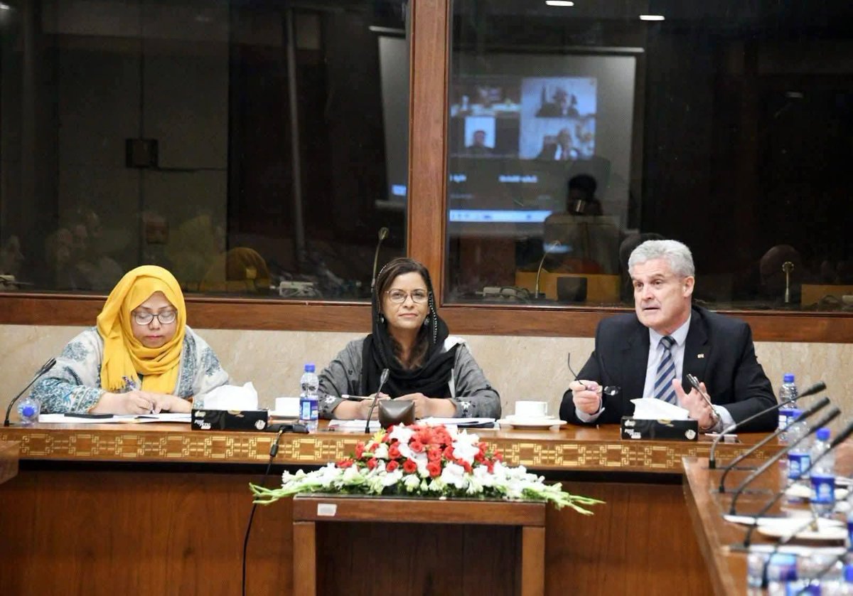 rind_subhan's tweet photo. Fruitful result of parliamentary diplomacy
Under the convenership of Dr @ShahNafisa Pak-South Africa Parliamentary Friendship Group reaffirmed its commitment to cooperation in trade,education, tourism,culture people-to-people exchanges, paving the way for stronger bilateral ties https://t.co/izJabXnWrc
