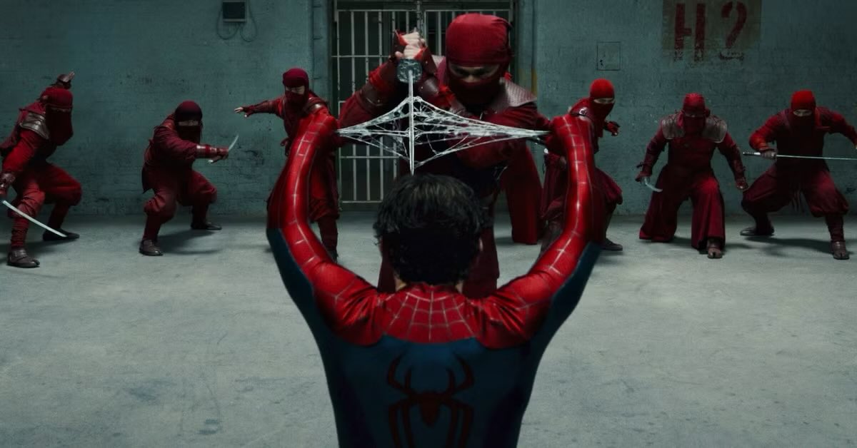 BoyWithTheThorn's tweet photo. 個人的に「ニンジャが出てくるアメコミ映画はイマイチ」という経験があり、スパイダーマン新作への期待のハードルはハンドが出てくると聞いた瞬間からダダ下がっている

良い風に予想が裏切られたらいいけど https://t.co/fmLnNAvMyz