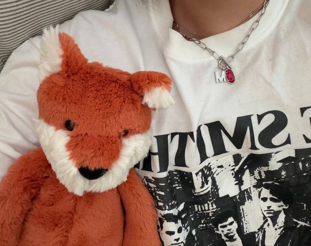 _alonelynight's tweet photo. my love got me the cutest jellycat🦊🩷 @eloisepreamble https://t.co/cVUCAW4Oz3
