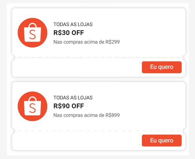 4nonim4_'s tweet photo. 🎟 CUPONS LIBERADOS | #SHOPEE:

🔸 R$ 30 OFF acima de R$ 299 
🔸 R$ 90 OFF acima de R$ 899

⭐️ RESGATE AQUI: 
🔗 https://t.co/m7kaDk14P8

#CuponsShopee https://t.co/LQTBvDjXaC