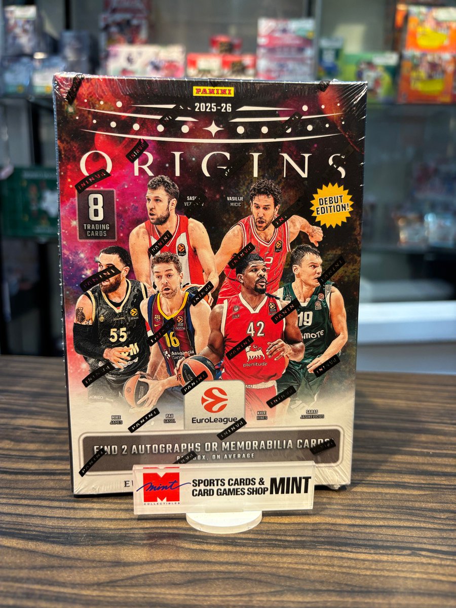 ?新商品入荷情報?】 ?2025-26 PANINI ORIGINS EUROLEAGUE 