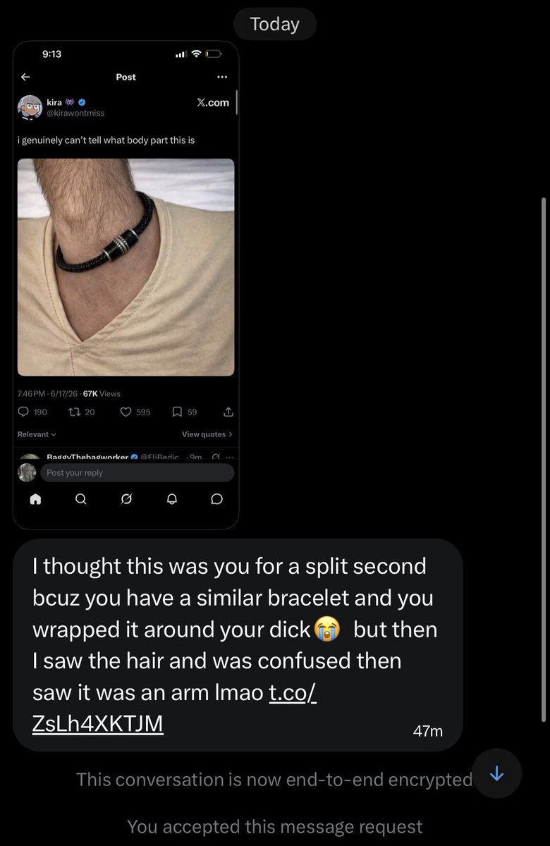 nahkbutwhy's tweet photo. Funniest dm I’ve ever received https://t.co/J9dJ4KKPvh