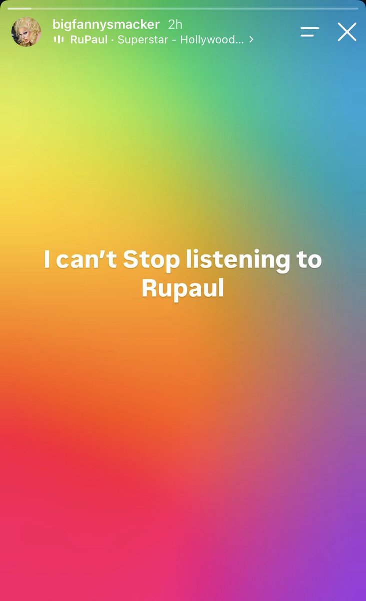 BFS_HQ's tweet photo. Big Fanny reveals that she can’t stop listening to RuPaul via Instagram story! https://t.co/ZGVdCgaqlm
