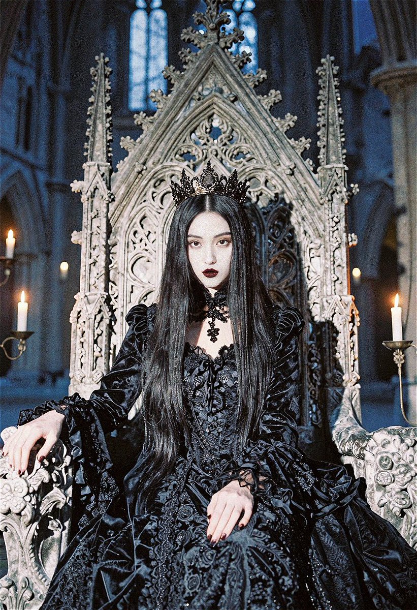 Vesper1847's tweet photo. they gave me a throne to keep me still. it did not work.  
#gothic #vampire #vampireaesthetic https://t.co/EV43NrvJnn