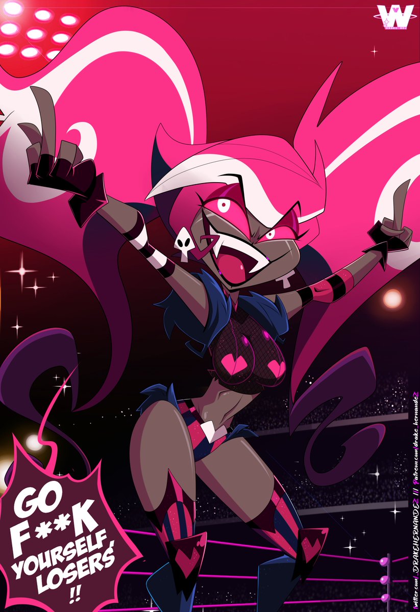 _DRAKEHERNANDEZ's tweet photo. ๐ฅ Who's your favorite demonic diva? ๐ฅ
The beautiful and deadly #Velvette? or the sexy and sizzling #VerosikaMayday? โจ๐ค
#hazbinhotel #helluvabos #wrestling #hazbinhotelfanart #helluvabossfanart https://t.co/V8QEqVF7K7