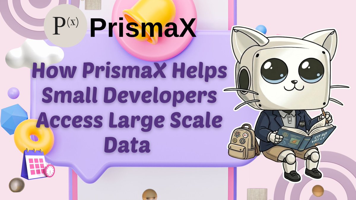 Jen_2kne's tweet photo. How @PrismaXai  Helps Small Developers Access Large Scale Data  

1/Training models is getting cheaper.

GPUs can be rented.

Open source models are everywhere.

But collecting real world robot data is still expensive.

You need robots.

People to operate them.

Cameras.

Storage.

Labeling.

And lots of time.

For many small developers, that's impossible.

2/ This is what PrismaX is trying to solve.

Instead of asking everyone to build their own robotics lab, PrismaX wants to provide access to data generation as a service.

Think about what cloud computing did for servers.

Before cloud, companies had to buy their own machines.

Today, anyone can rent computing power.

PrismaX wants to do something similar for physical AI.

3/ A small team may have a great model.

A great algorithm.

A great idea.

But without enough data, the model won't improve.

PrismaX allows humans to remotely operate robots and complete tasks.

Every interaction creates useful training data.

Picking objects.

Opening doors.

Moving boxes.

Using tools.

All of these actions help robots learn.

4/ The interesting part is that developers don't need to own hundreds of robots anymore.

They can focus on what matters most:

• Building models

• Testing ideas

• Improving policies

• Creating applications

Meanwhile, the data collection process happens through a shared network.

5/ Physical AI might be entering the same stage that AI software entered years ago.

Back then, cloud computing made massive compute accessible.

Now, platforms like PrismaX are trying to make large scale robotics data accessible.

And that could be a big deal.

Because in robotics, the winner may not be the company with the smartest model.

It may be the company with access to the most real-world experience.

Small teams already have the ideas.

What they need is a way to learn from the physical world at scale.