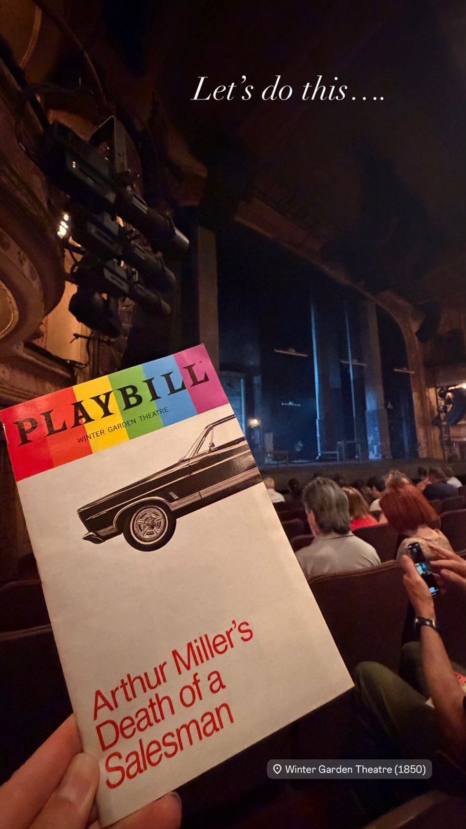 BrianBeacock's tweet photo. Oh my god this show. 😭 And I just happened to be sitting next to someone I knew from LA. New York is wonderfully insane. https://t.co/CtRnPie2Nu