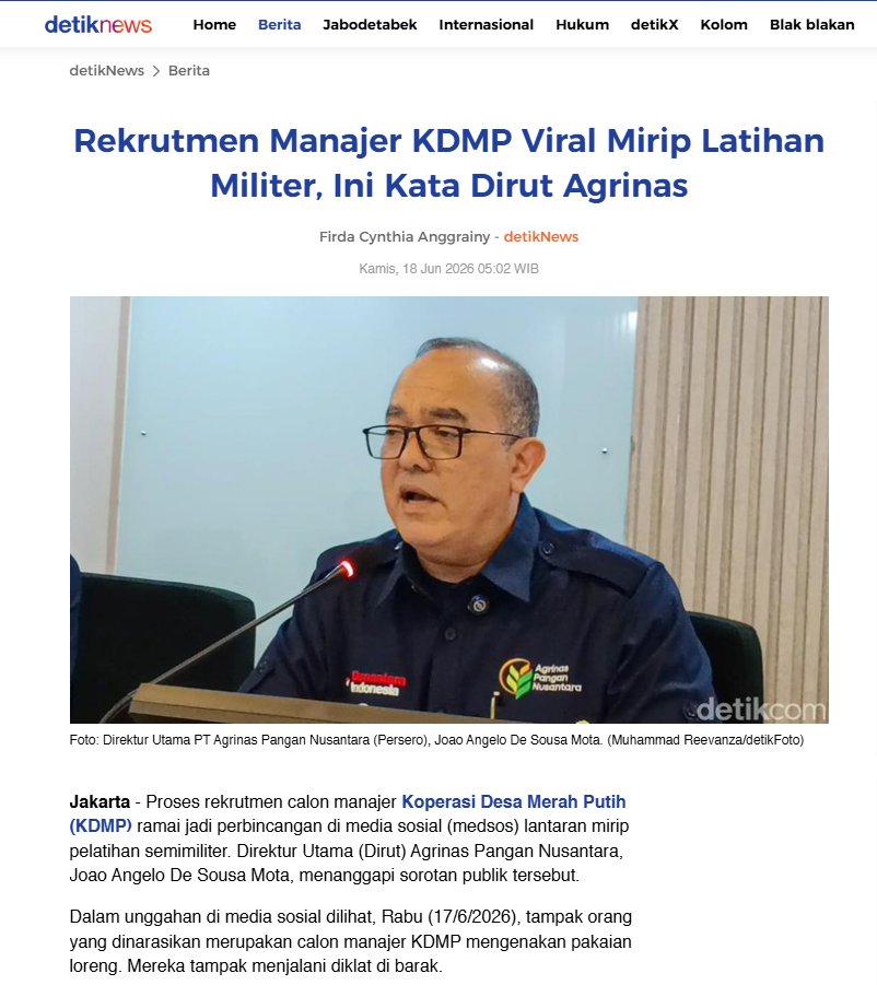 distorsi_id's tweet photo. Rekrutmen Manajer KDMP Viral Mirip Latihan Militer
@Urusan_Rasa @godham5 @MARQUEZ__93 @Sabrina_Ladie @TrisiyoWong @TikaRi_Na @Gh1nh4 @newIding30 @Lexi_9725 @Mr_Khepo @B3doel___ https://t.co/tYWQTw1BF3