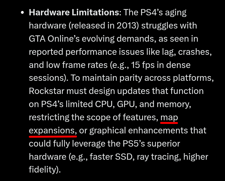 M3TALGAM3R's tweet photo. @TRUESWOLDIER @RockstarGames Maybe some day, when they stop supporting outdated consoles 😒 https://t.co/GeVVMuwhwv