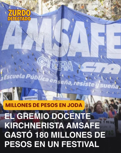 Tv_Libertaria's tweet photo. 💵Gremios docentes K: 180 Millones en una FIESTA... https://t.co/t9INpKWrBY