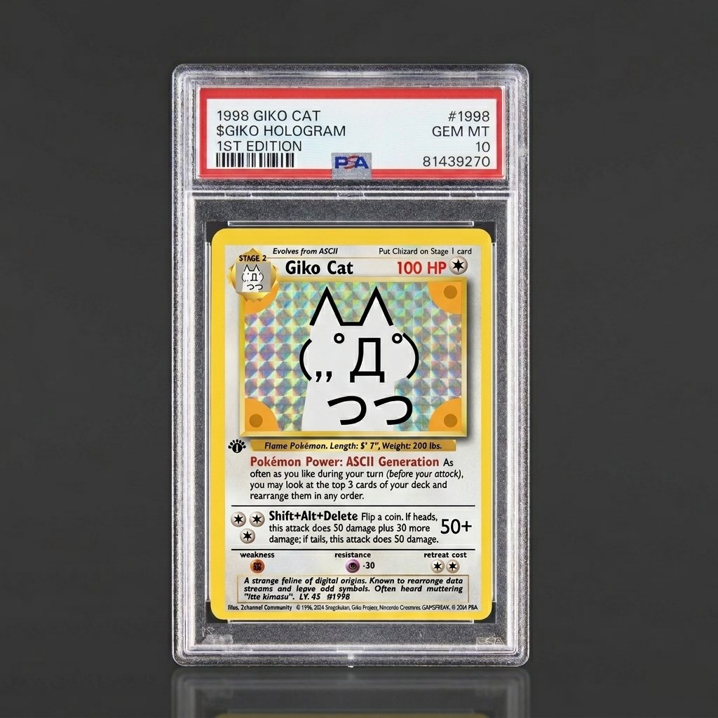 MyCryptofic's tweet photo. Here's a $Giko Pokemon PSA10 card for the culture! 👀 https://t.co/Y6IgJyG7yP