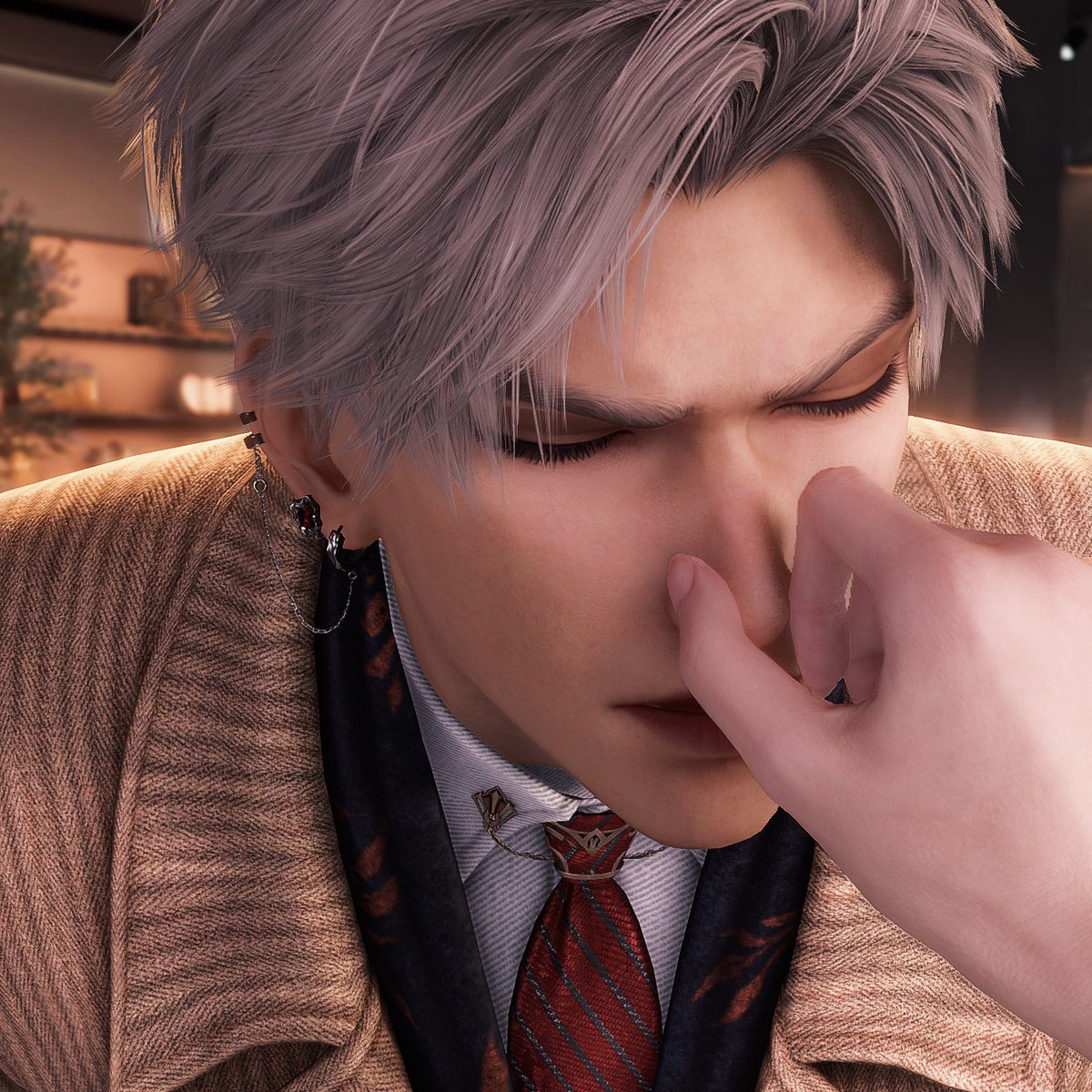 sylushearts's tweet photo. i just knew this is how she pinched his nose lmaoo https://t.co/kd5UKR3IY1
