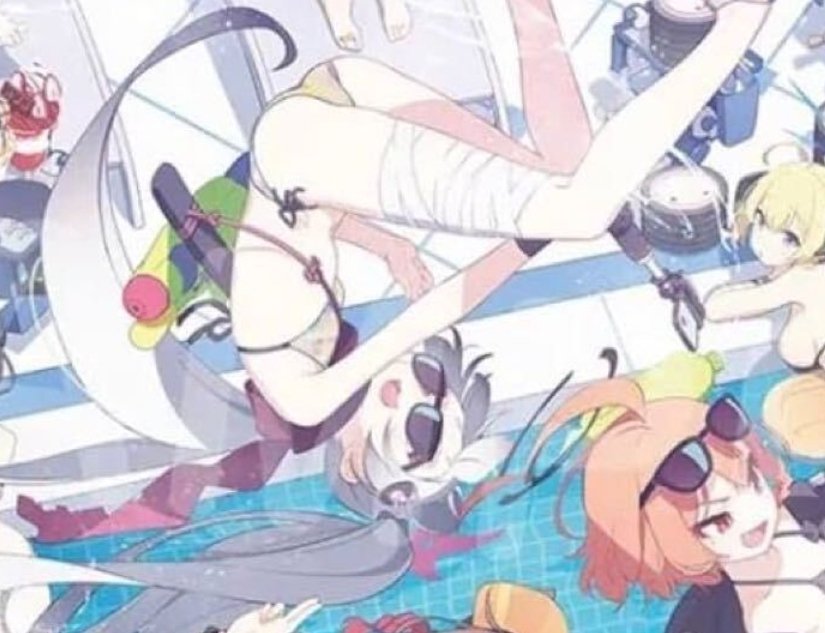 nyanparari0214's tweet photo. 忍術研究部の水着も永遠に待ってます！！！！！ https://t.co/arRBJ6mDgP