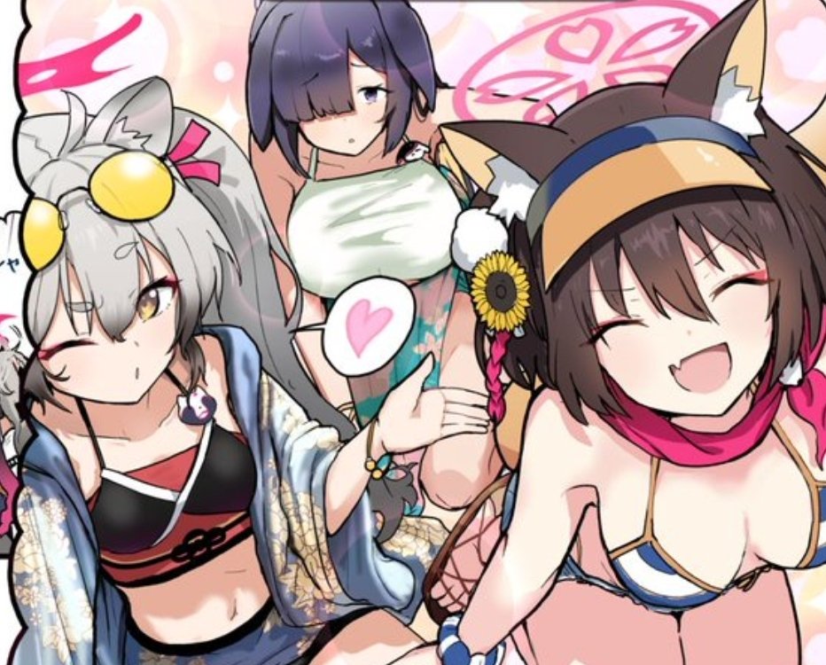 nyanparari0214's tweet photo. 忍術研究部の水着も永遠に待ってます！！！！！ https://t.co/arRBJ6mDgP