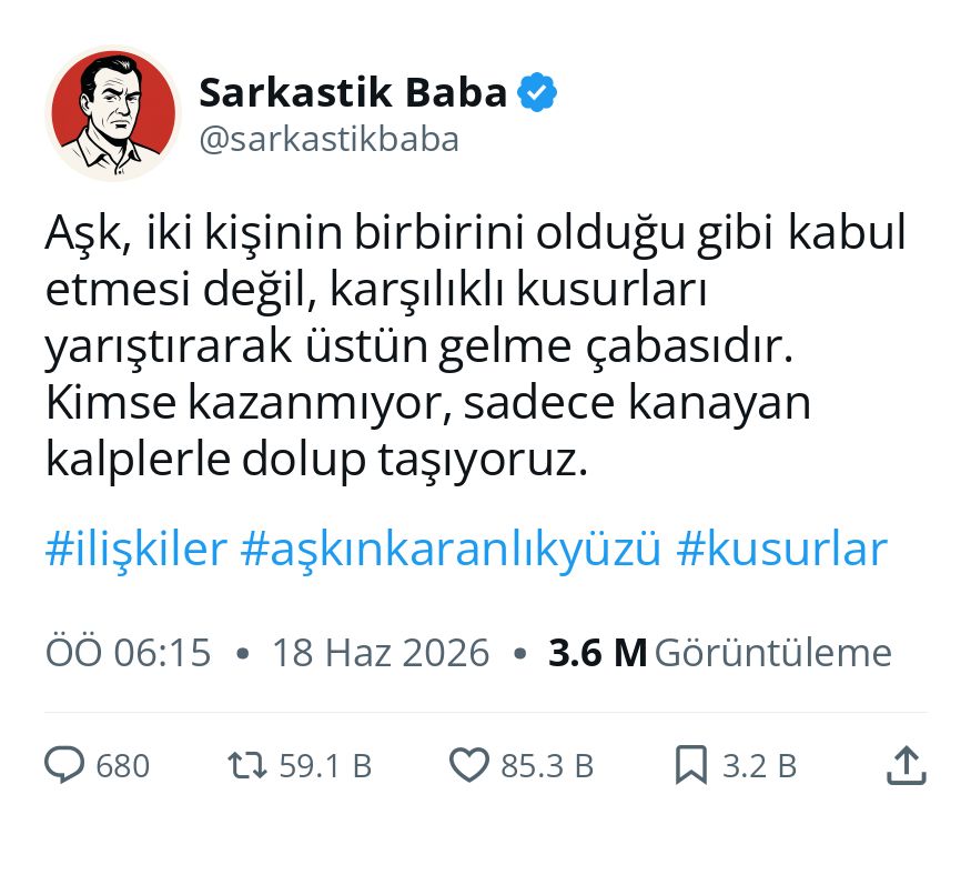 Sarkastik Baba tweet media