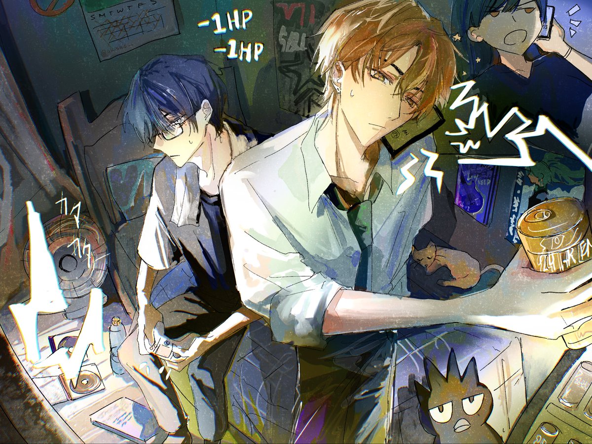 akishie_'s tweet photo. I didnt wanna look at this any longer brah anyways late night akitoya #prsk_FA https://t.co/z4wv2kBJrb