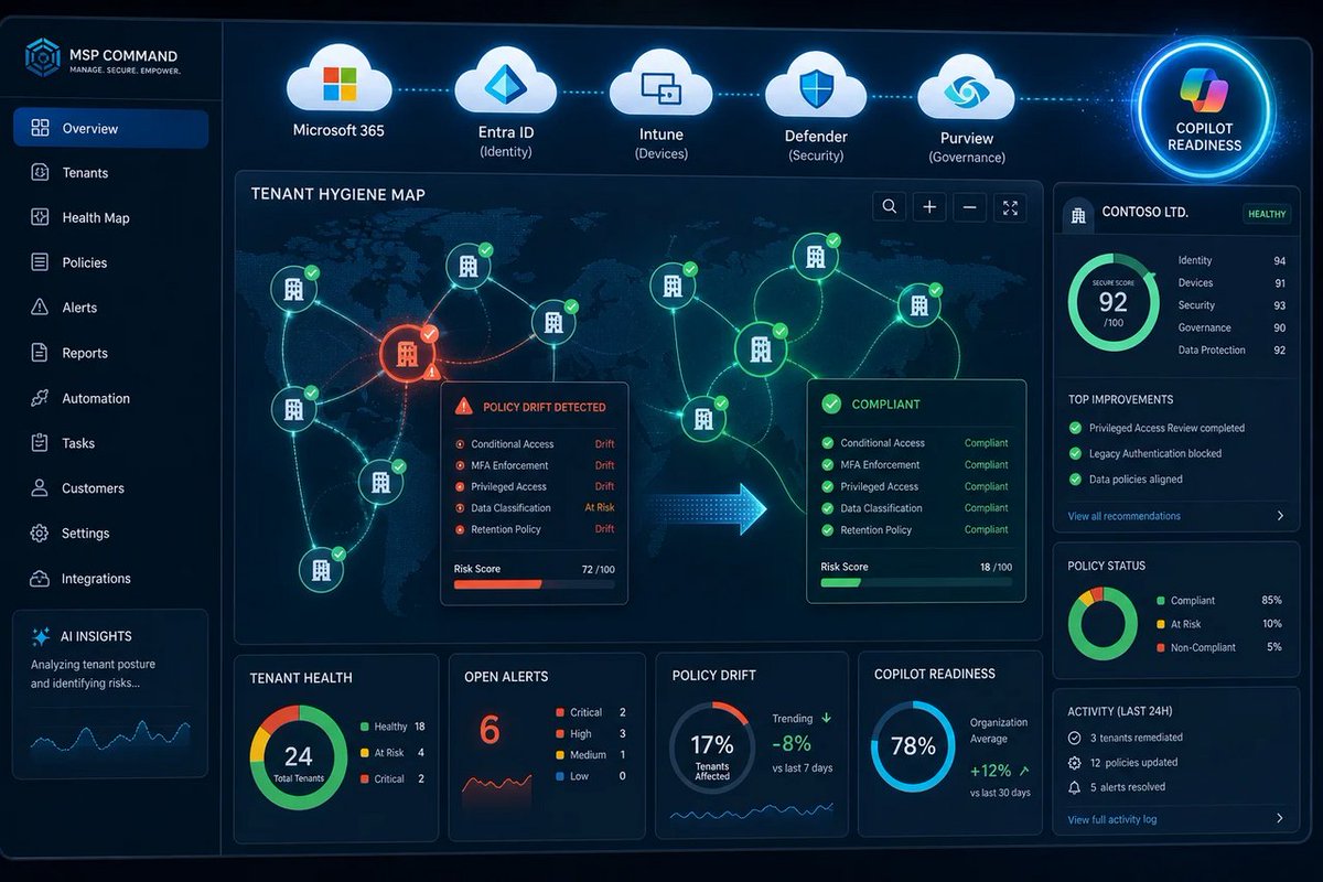 windowsforum's tweet photo. 🪟 Pax8 adding “inforcer” to make Copilot readiness a continuous control thing? Finally—less license roulette, more governance that sticks. Because “AI” without guardrails is just vibes.
https://t.co/7OqAxJaEm5
#MspSecurity #Microsoft365Governance #CopilotReadiness https://t.co/kpSjIXCYy1