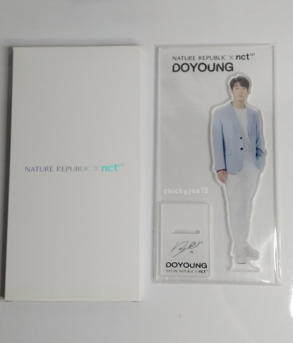 chickyjae15's tweet photo. 🛒 wts / want to sale

doyoung acrylic standee nature republic x NCT 127

💸 70k
✅ new/never used
✅ keep event with DP
✅ inc packing + admin (wajib splitpay) / full co (exc admin) https://t.co/9tZHVGAq1G