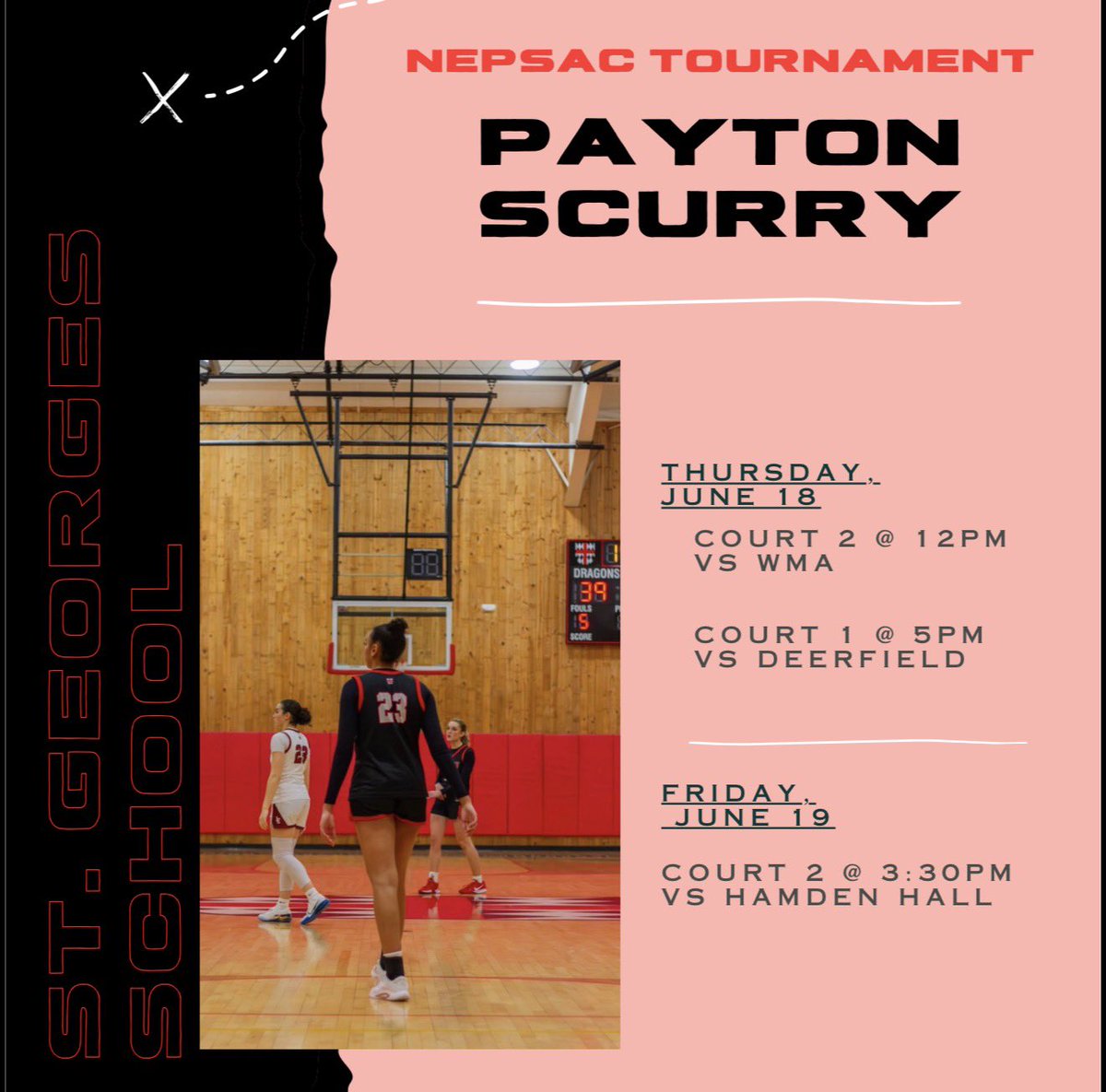 Payton_scurry's tweet photo. Here is my schedule for the NEPSAC Showcase this week! 
@SGgirlshoops 
@NEPSGBCA 
@BayStateJags 
@JagsRecruiting https://t.co/gKXD6WTgTl