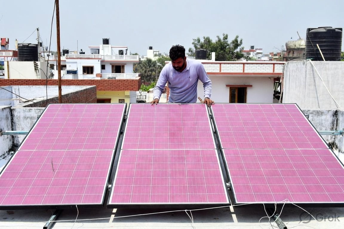 AlkaYadavBallia's tweet photo. सौर ऊर्जा का बाप आ गया! UV Rays वाला सोलर सिस्टम लगवाओ। बिना धूप के भी 24 घंटे बिजली बनाएगा 😱 

सामान्य सोलर पैनल मुख्य रूप से दिन की रोशनी  से बिजली बनाते हैं और UV rays को ज्यादातर बर्बाद हो जाने देते हैं।  

नया UV सोलर सिस्टम (जैसे AuREUS) UV rays को अच्छे से पकड़ लेता है। यह फल-सब्जी के कचरे से बना होता है और बादल छाए रहने पर भी काम करता है। 
 
पारदर्शी पैनल बन सकते हैं, जो खिड़की जैसी लगते हैं। देखने में सुंदर लगते हैं। 

UV rays हर मौसम में आती रहती हैं, भले धूप कम हो। इसलिए रात, बादल या कम धूप में भी बिजली बनती रहेगी।

भारत में गर्मी और बादल वाले मौसम में बहुत फायदा होगा। Efficiency बढ़ेगी, कम जगह में ज्यादा बिजली बनेगी।  

अगर UV पैनल आम हो गए तो पुराने सोलर पैनल कम इस्तेमाल होने लगेंगे। क्योंकि ये हर मौसम में बेहतर काम करते हैं, पुराने महंगे और कम असरदार लगेंगे।  

बिजली का झंझट बहुत कम हो जाएगा – घर, दुकान, गांव सब जगह आसानी से बिजली। धूप बहुत ज्यादा होने की जरूरत नहीं पड़ेगी, बस हल्की UV काफी है।