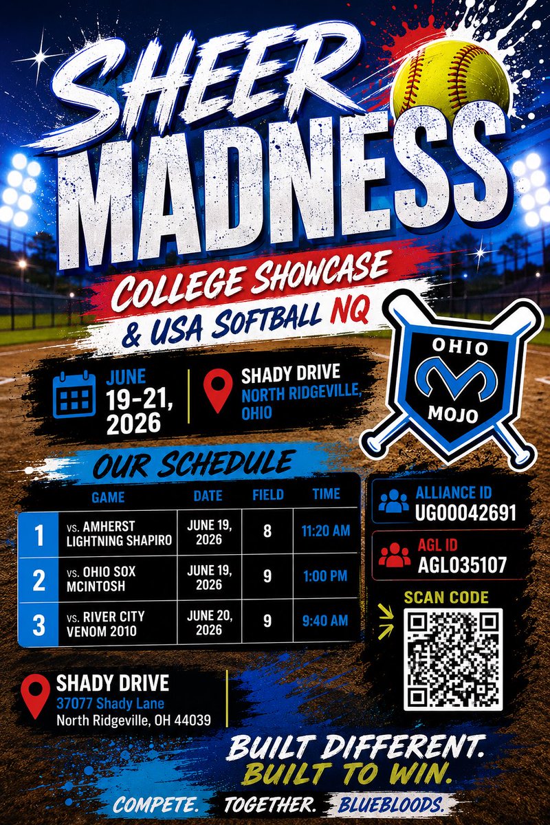 ElaineCook00's tweet photo. Sheer madness schedule!! Ohio Mojo Huttons ready to play!! 💙✨

@mzerkleee @AlyHarrell @HerdSB @EKU_Softball @KentStSoftball @WMUSoftball @ssubearssb @PurdueSoftball https://t.co/1oFnU1lRPb