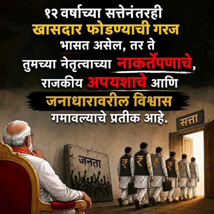 SATYASHAKTI009's tweet photo. #लोकशाही #राजकारण #जनाधार #मतदार #PoliticalDiscussion https://t.co/TXThAEbNWB